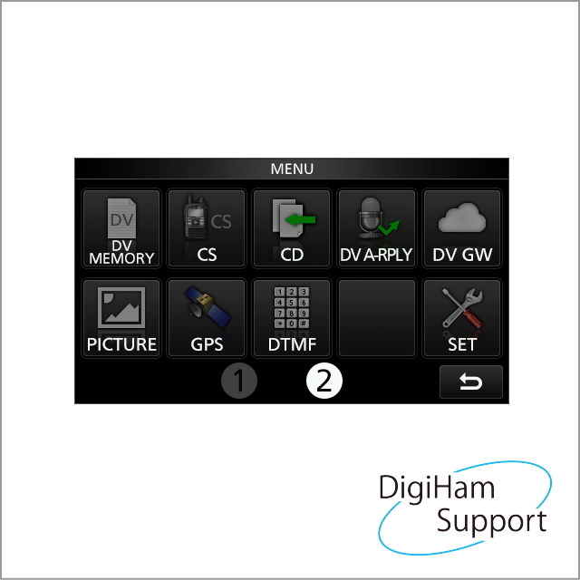 IC-705 【デジハムサポートオリジナル エアバンドメモリー microSD入り