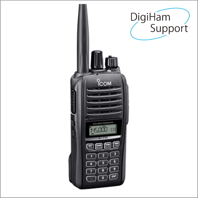 【デジハムサポートオリジナルＦMラジオメモリー済】IC-T10 144/430MHz デュアルバンド 5W FMトランシーバー　10Keyあり【当店オリジナル液晶保護シートプレゼント】