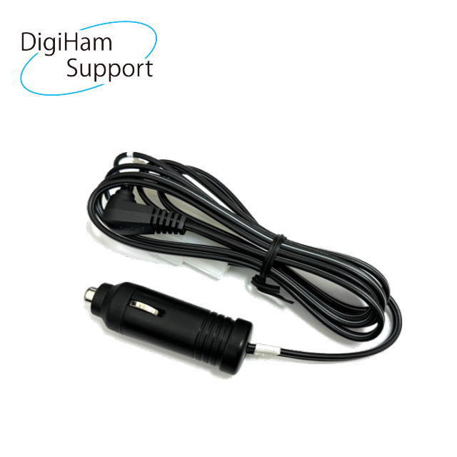 IC-705用シガレットライタープラグ付きDCケーブル 4Aヒューズ入り 【デジハムオリジナル】