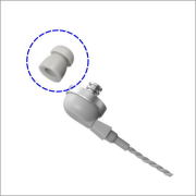 SP-16用イヤーピース/耳栓・グレー・小サイズ（補修用）【メール便可】