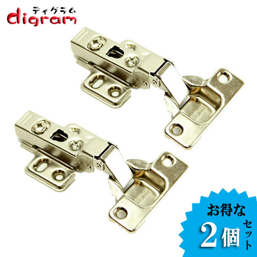 スライド丁番（全かぶせ）　