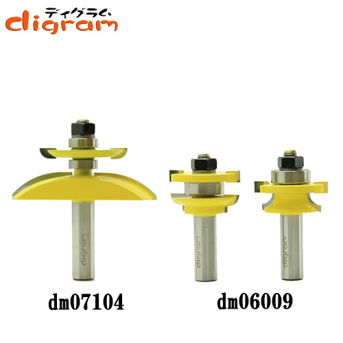 ドアパネル・バックカッター付3点セット（カーブ）1/2Microtungsten carbide