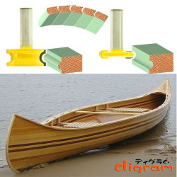 ルーター ビット フルート ＆ ビート 1/2軸 Microtungsten carbide 【dm05107】