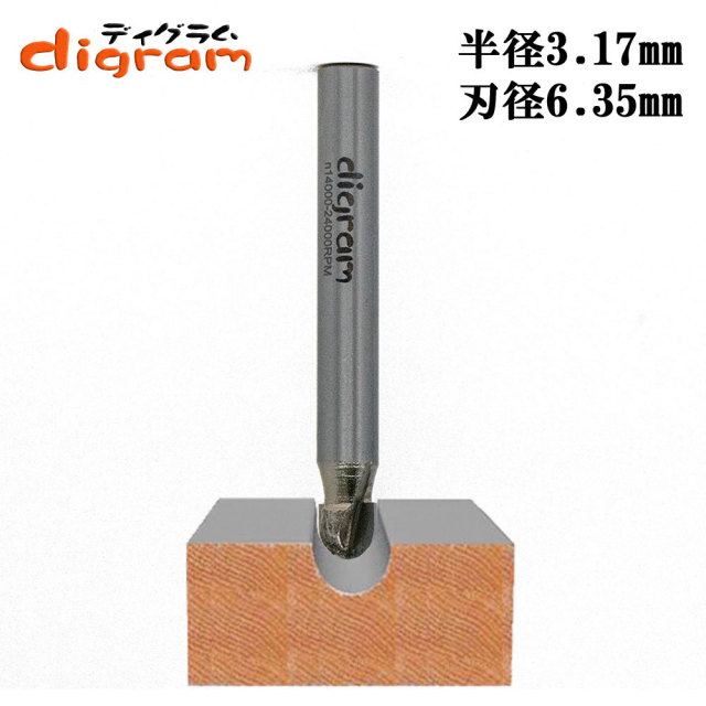 丸溝加工 レターリング ルータービット通販 工具通販