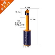 ルータービット パネル パイロットビット 1/2軸 （ 刃径6.35mm ） 【5015】