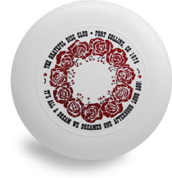 スカイスタイラーＵＳプリント 37 GRATEFUL DISC ROSES ホワイト