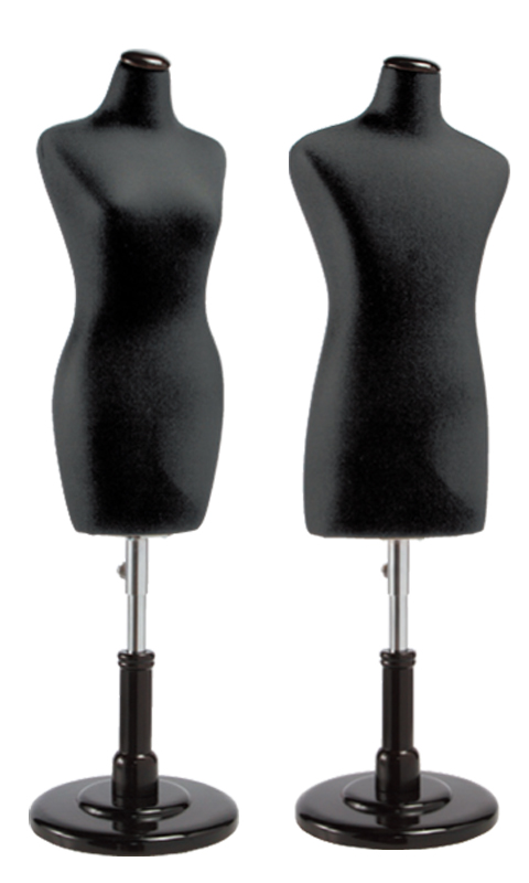 ミニトルソー 黒ニット張り メンズ/レディース [SV301-300-1B]