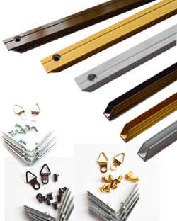 D型アルミフレーム　ゴールド・ホワイト・ブロンス　部品セットA1　