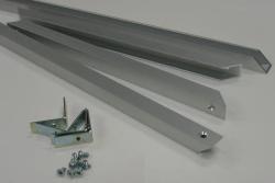 A型アルミフレームシルバー部品セット オーダーサイズ　【外寸】　500x700mm部品付