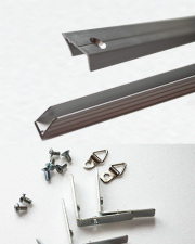 D型アルミフレームシルバー部品セットＢ１　【10セット未満】