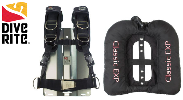 ダイブライト　デュエルクラッシックウィングEXP　プレートハーネスセット（アルミ）