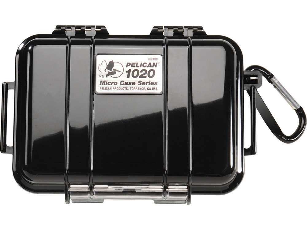 PELICAN（ペリカン） マイクロケース 1020 BLACK [ブラック] [1020-025-110] 携帯電話 デジカメケース 電子機器 保護ケース ハードケース 防水 耐衝撃 防塵
