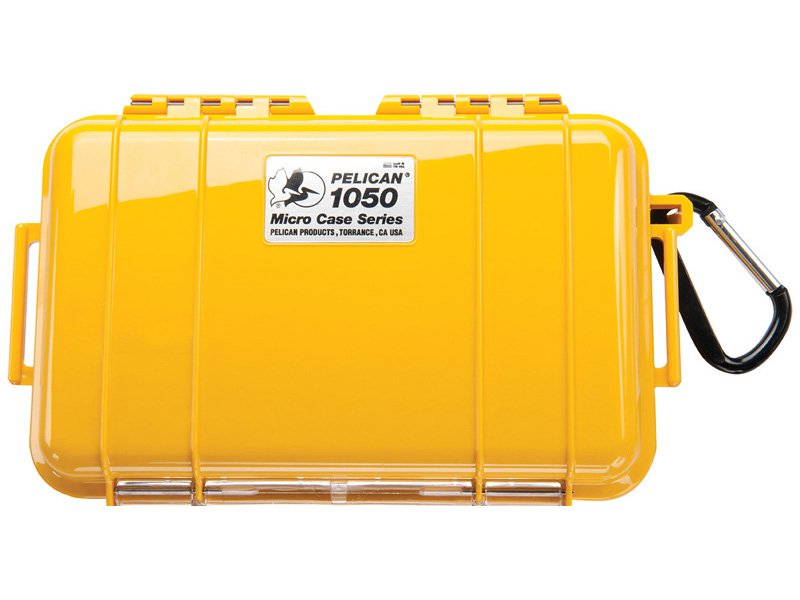 PELICAN（ペリカン） マイクロケース 1050 YELLOW [イエロー] [1050-025-240] 携帯電話 デジカメケース 保護ケース スキューバダイビング ハードケース