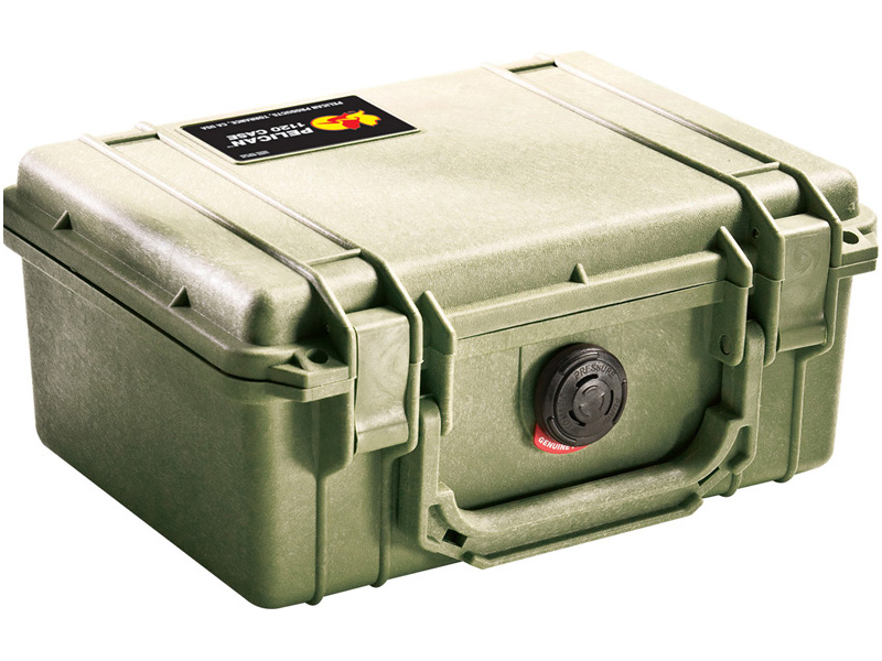 PELICAN（ペリカン） プロテクターケース 1120 フォーム付 OD GREEN [ODグリーン] [1120-000-130] 携帯電話 デジカメケース 保護ケース スキューバダイビング ハードケース
