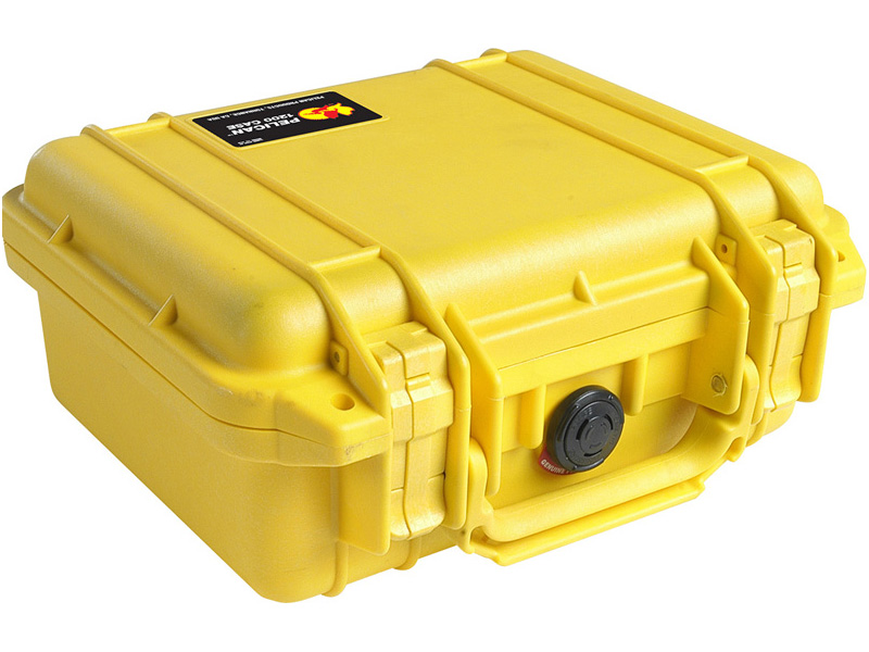PELICAN（ペリカン） プロテクターケース 1200 フォームなし YELLOW [イエロー] [1200-001-240] 携帯電話 デジカメケース 保護ケース スキューバダイビング ハードケース