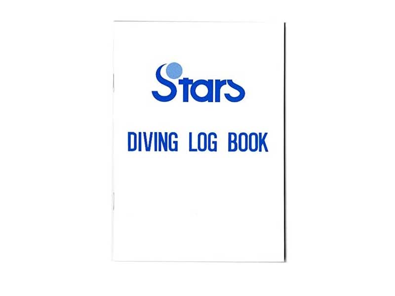 CMAS STARS（クマス スターズ） ログブック サイズ:10.5cm x 15cm DIVING LOG BOOK 19DIVE シーマス