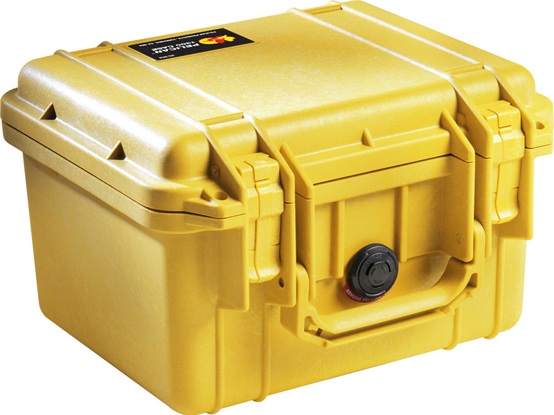 PELICAN（ペリカン） プロテクターケース 1300 フォームなし YELLOW [イエロー] [1300-001-240] 携帯電話 ＰＣケース デジカメケース 保護ケース スキューバダイビング 防水 耐衝撃 衝撃吸収 ハードケース