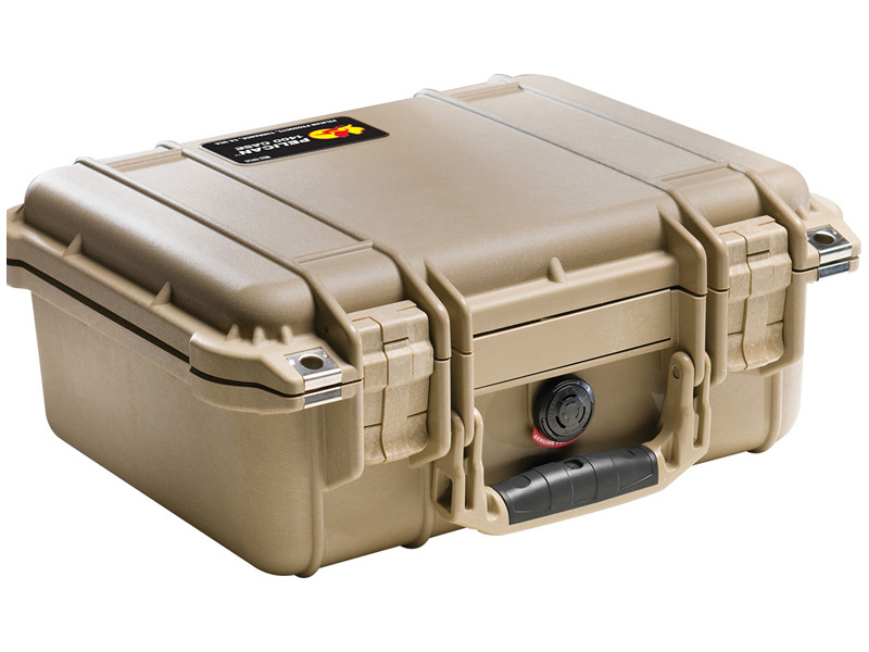 PELICAN（ペリカン） プロテクターケース 1400 フォームなし DESERT TAN [デザート タン] [1400-001-190] 携帯電話 デジカメケース 保護ケース スキューバダイビング ハードケース