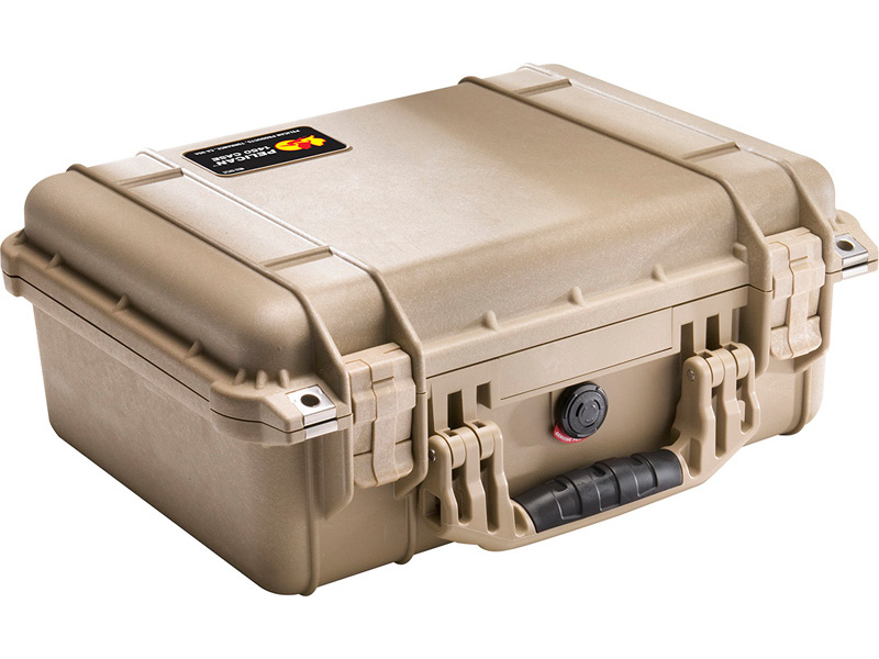 PELICAN（ペリカン） プロテクターケース 1450 フォームなし DESERT TAN [デザートタン] [1450-001-190] 携帯電話 デジカメケース 保護ケース スキューバダイビング ハードケース
