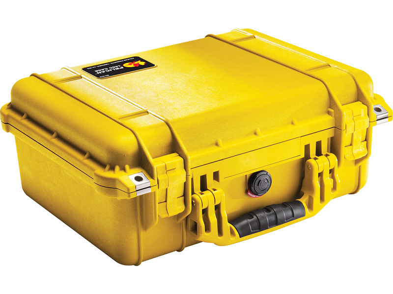 PELICAN（ペリカン） プロテクターケース 1450 フォームなし YELLOW [イエロー] [1450-001-240] 携帯電話 デジカメケース 保護ケース スキューバダイビング ハードケース