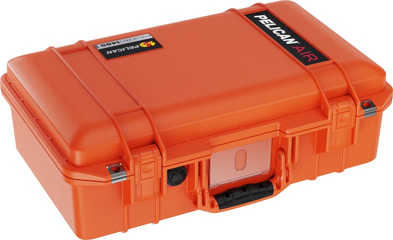PELICAN(ペリカン) 1485 エアケース フォーム付き オレンジ 18L プッシュボタンラッチ付き [014850-0001-150] 1485 Air Case with Form Orange カメラ ケース