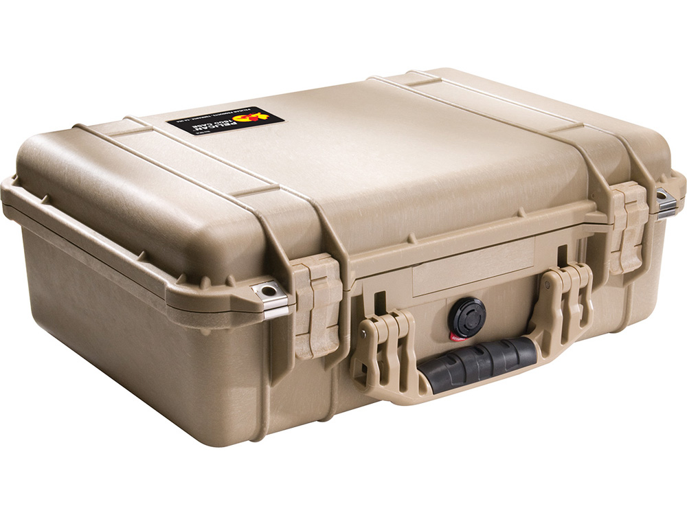 PELICAN（ペリカン） プロテクターケース 1500 フォームなし DESERT TAN  [デザートタン] [1500-001-190] 携帯電話 デジカメケース 保護ケース スキューバダイビング ハードケース