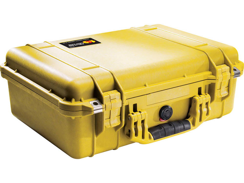 PELICAN（ペリカン） プロテクターケース 1500 フォームなし YELLOW  [イエロー] [1500-001-240] 携帯電話 デジカメケース 保護ケース スキューバダイビング ハードケース