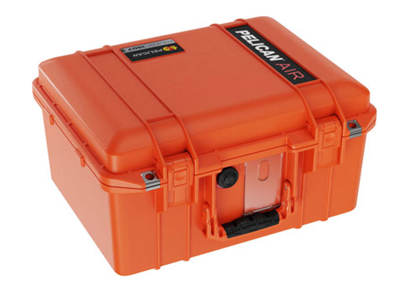 PELICAN(ペリカン) 1507 エアケース フォームなし オレンジ 24L プッシュボタンラッチ付き [015070-0011-150] 1507 Air Case No Form Orange