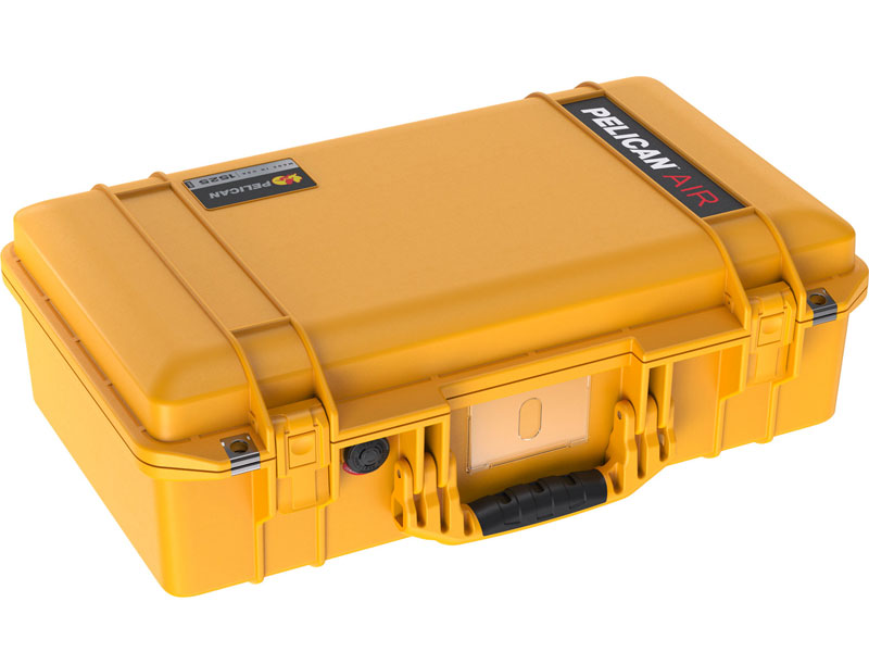 PELICAN(ペリカン) 1525 エアケース フォーム付き プレスアンドプルラッチ イエロー 26L [015250-0001-240] 1525Air 1525 Air Case with Form Press and Pull Latch Yellow