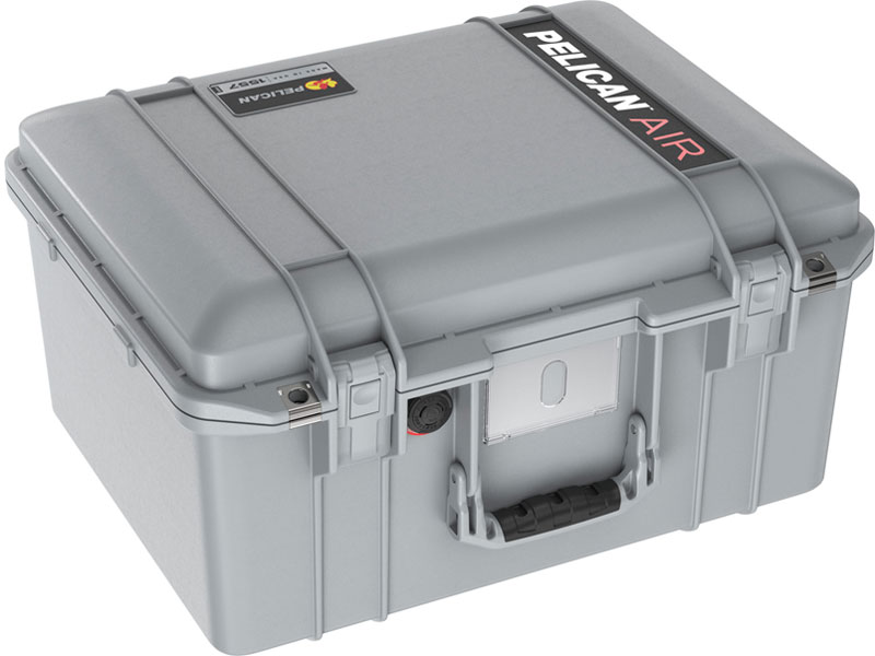 PELICAN(ペリカン) 1557 エアケース フォームなし プレスアンドプルラッチ シルバー 36L [015570-0011-180] 1557Air 1557 Air Case No Form Press and Pull Latch Silver