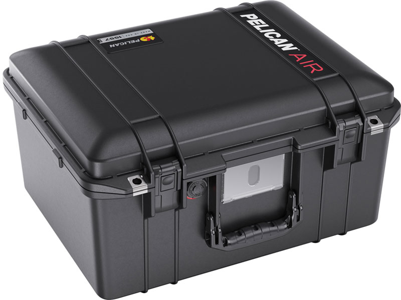 PELICAN(ペリカン) 1557 エアケース フォーム付き プレスアンドプルラッチ ブラック 36L [015570-0001-110] 1557Air 1557 Air Case with Form Press and Pull Latch Black