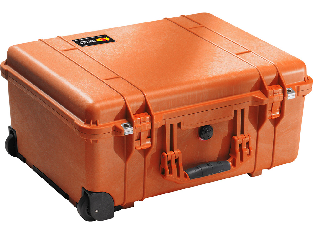 PELICAN（ペリカン）プロテクターケース 1560 フォーム付 ORANGE [オレンジ] [1560-000-150] キャスター付き ハードケース 防水性・耐衝撃性・防塵性 保護ケース カメラ用品 収納可能な延長ハンドル