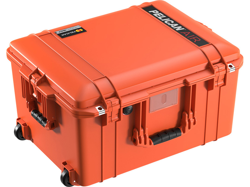 PELICAN（ペリカン）エアケース 1607 フォームなし ORANGE [オレンジ] [016070-0011-150] キャスター付 ハードケース 防水性・耐衝撃性・防塵性 保護ケース カメラ用品