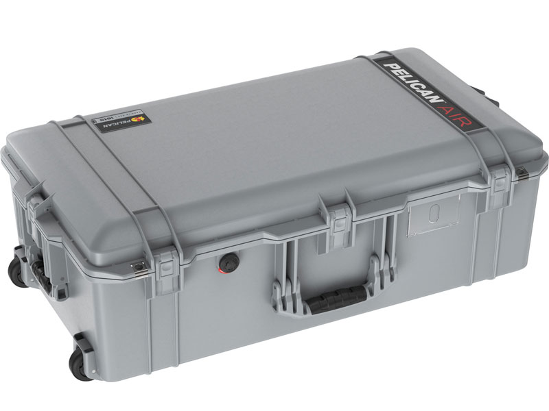 PELICAN(ペリカン) 1615 エアケース フォーム付き プレスアンドプルラッチ シルバー 71L [016150-0001-180] 1615Air 1615 Air Case with Form Press and Pull Latch Silver