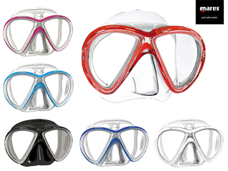 mares（マレス）X-VU LiquidSkin SUNRISE エックスヴュー リキッドスキン サンライズ マスク 要納期確認