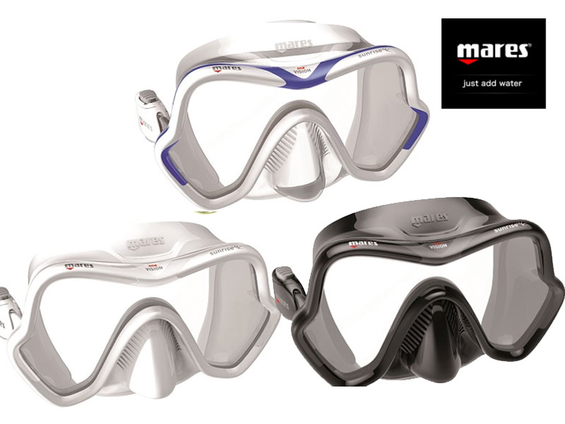 mares (マレス) ONE VISION SUNLISE MASK ワンビジョンサンライズ マスク [411047] ダイビング用マスク スキューバダイビング スノーケリング スキンダイビング 要納期確認