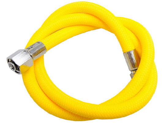 AQUALUNG（アクアラング）　オクトパス用フレックス中圧ホース 3/8” イエロー 100cm　