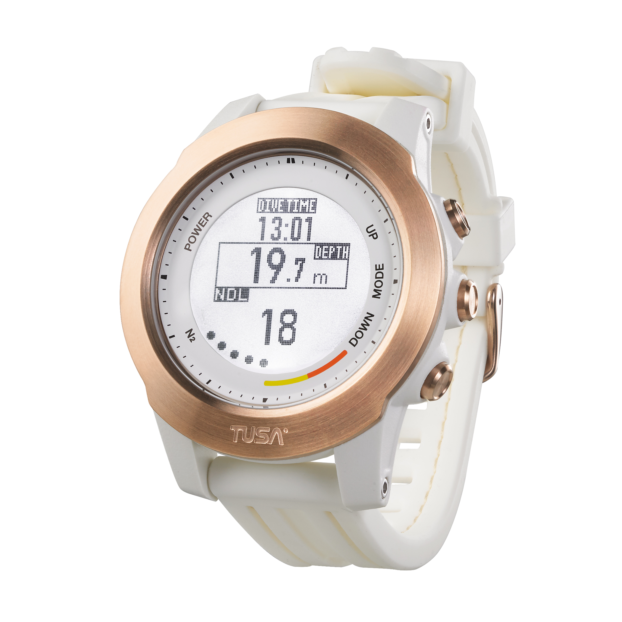 TUSA ツサ TC1 クレストダイブコンピューター IQ1301N W ホワイト 充電式