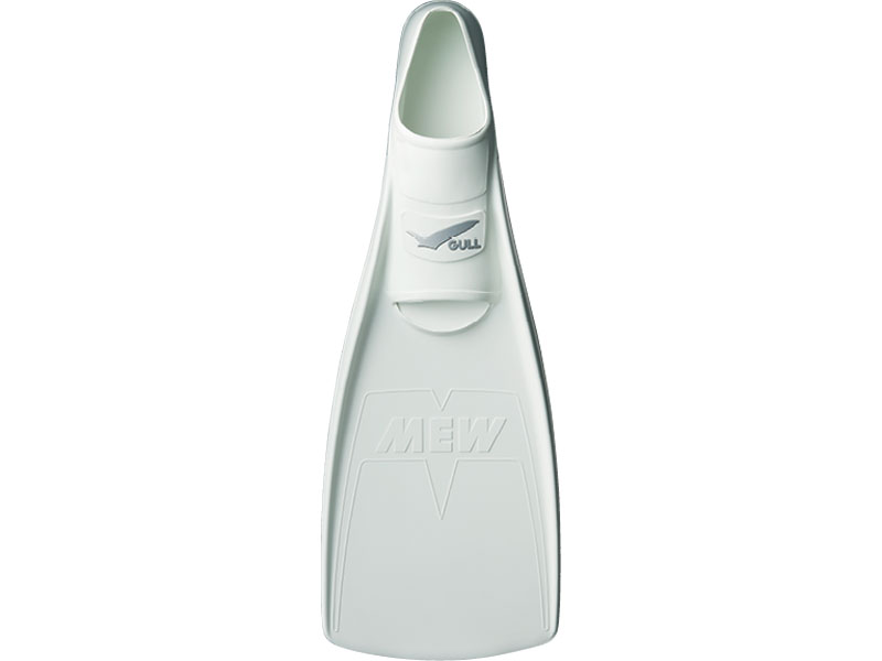 GULL(ガル) ミュー MEW フルフットラバーフィン ホワイト サイズ：XS、S、MS、M、L、XL [GF-2021-2026] ダイビング用フィン スキューバダイビング スノーケリング スキンダイビング