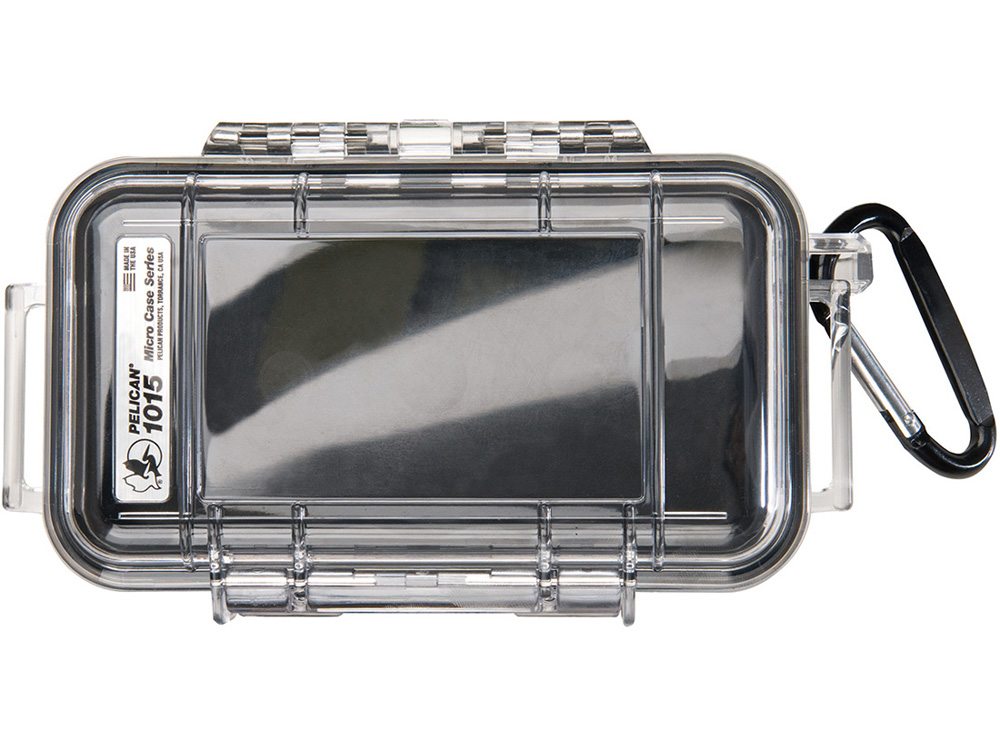 PELICAN（ペリカン） マイクロケース 1015 BLACK/CLEAR [ブラック/クリア] [1015-005-100] 透明 携帯電話 デジカメケース 電子機器 保護ケース ハードケース 防水 耐衝撃 防塵