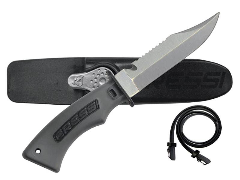 Cressi（クレッシィ）NORGE ダイバーナイフ 全長：228mm [RC553010]