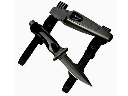 AQUATEC アクアテック TUダイバーナイフ チタンブレード 全長:240mm ストラップ付 [FL2111] [KN-250T]