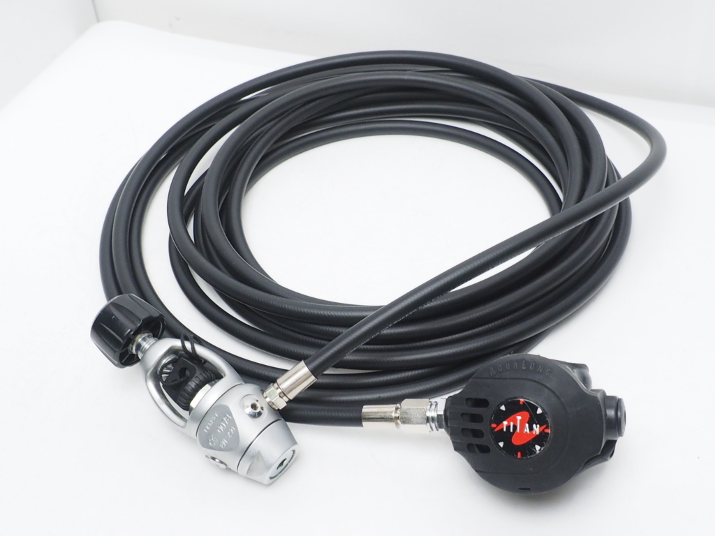 フーカーレギュレターセット ホース新品 USEDレギュレター(指定なし)潜水作業 船底作業 ボートの手入れ