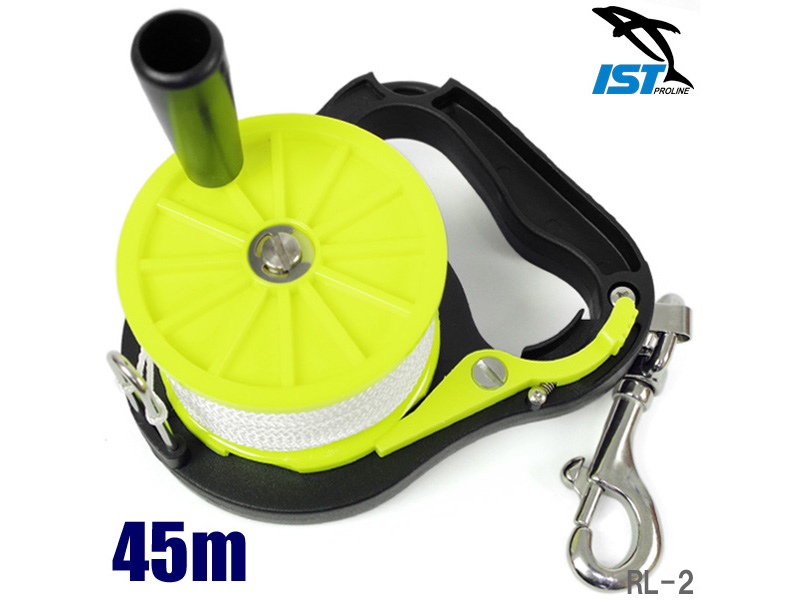 IST ダイビング リール 45m 直径79mm  厚み50mm ダイブリール PROLINE [RL-2]