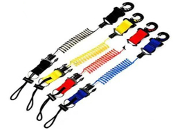 スナップコード（スナッピーコイル）コイルランヤード スイベルフック  