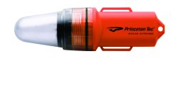 Princeton Tec（プリンストン テック）アクアストロボ LEDストロボライト ロケットレッド 100m防水 ベルクロ付き [要在庫確認]