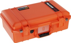 PELICAN(ペリカン) 1485 エアケース フォーム付き オレンジ 18L プッシュボタンラッチ付き [014850-0001-150] 1485 Air Case with Form Orange カメラ ケース