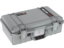 PELICAN(ペリカン) 1485 エアケース フォームなし シルバー 18L プッシュボタンラッチ付き [014850-0011-180] 1485 Air Case with Form Silver カメラ ケース