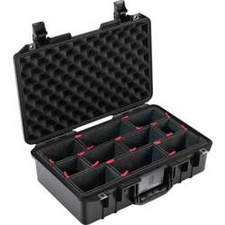 PELICAN(ペリカン) 1485 エアケース トレックパック ブラック 18L プッシュボタンラッチ付き [014850-0051-110] 1485 Air Case with TrekPak™ Black カメラ ケース