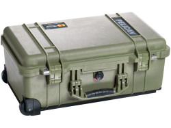 PELICAN（ペリカン）プロテクターキャリーオンケース 1510 プロテクターケース フォームなし OD GREEN [ＯＤグリーン] [1510-001-130] キャスター付き ハードケース 防水性　耐衝撃性　防塵性 保護ケース カメラ用品 機内持ち込みサイズ 収納可能な延長ハンドル